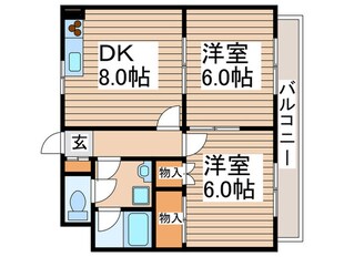 ミルキ－ウェイつきみ野の物件間取画像